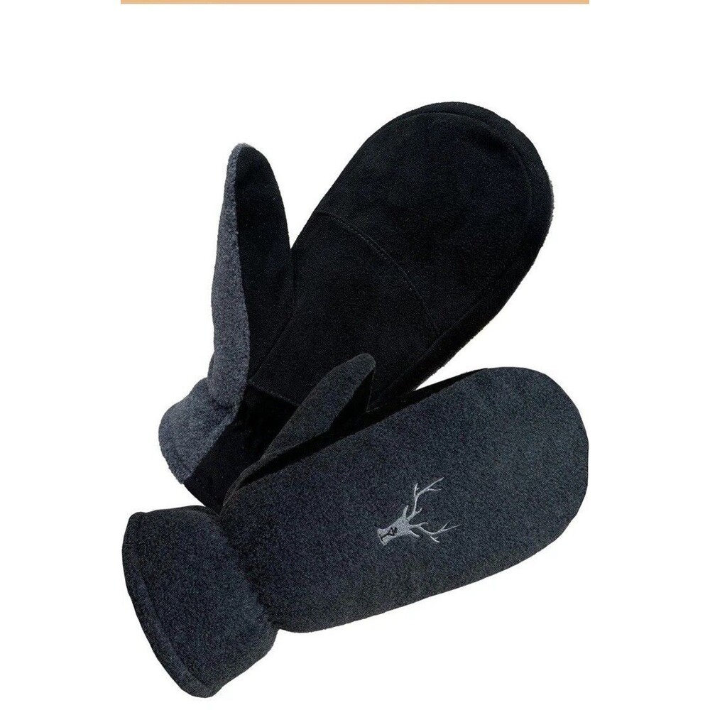 SKYDEER Deerskin Mittens w/ 3M Thinsulate Insulation for Cold Weather Unisex XL